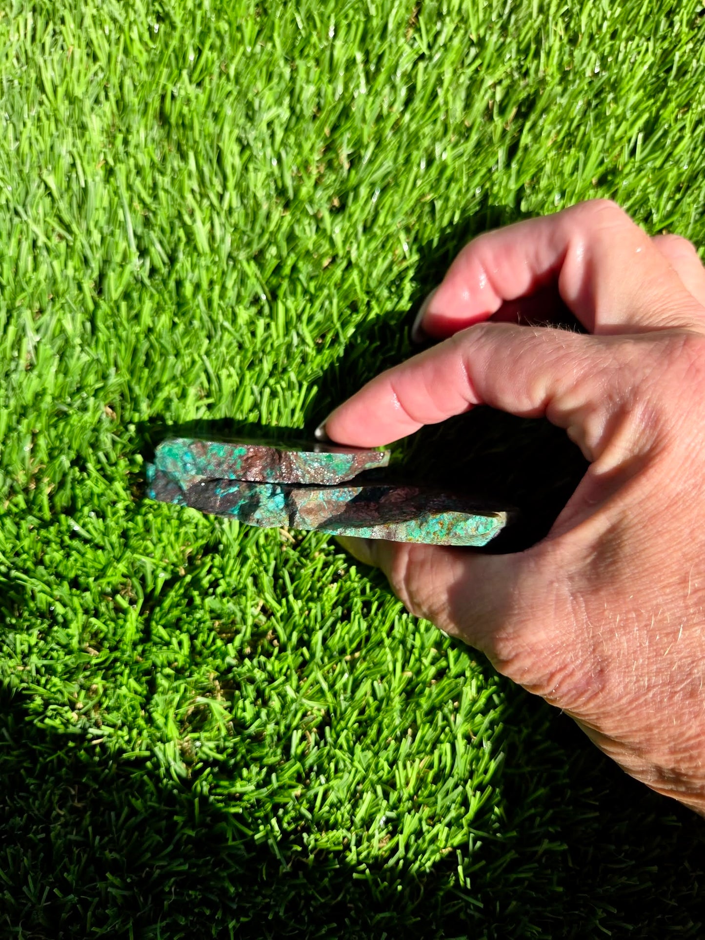 Dominican Mine Chrysocolla & Hematite Slab Bundle SB156