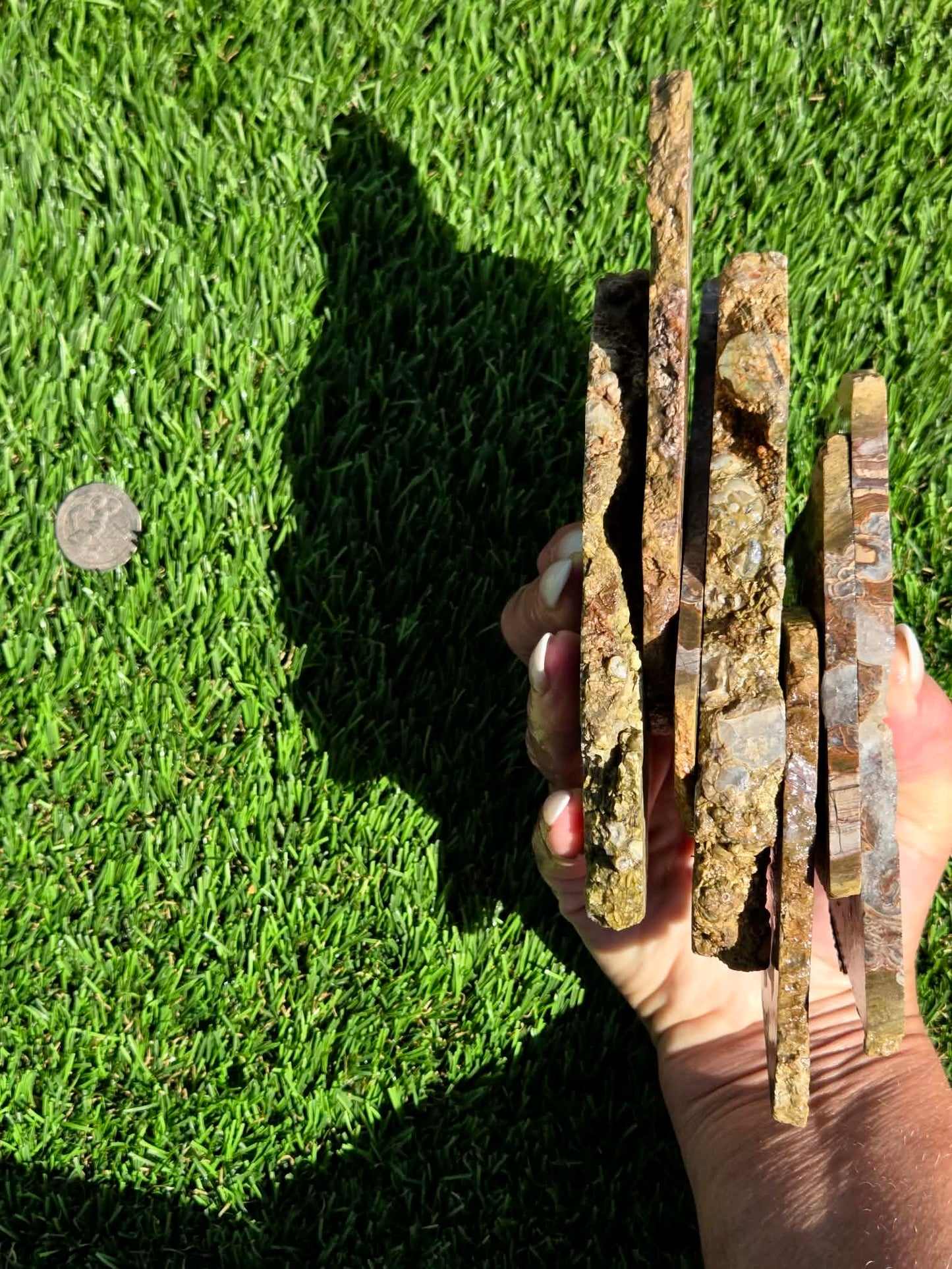 Green Mushroom Rhyolite M630-638