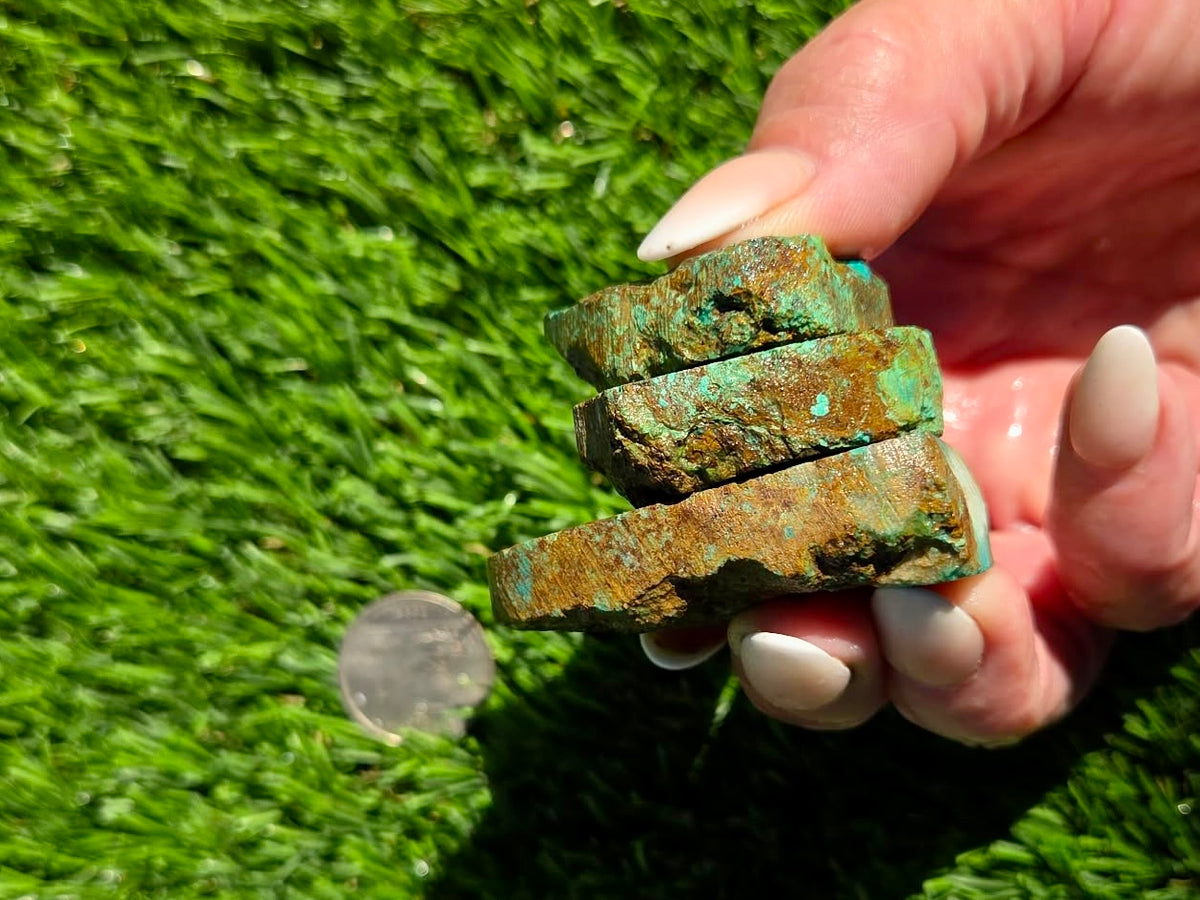 Globe Chrysocolla Slab Bundle-SB19