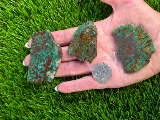 Globe Chrysocolla Slab Bundle-SB57