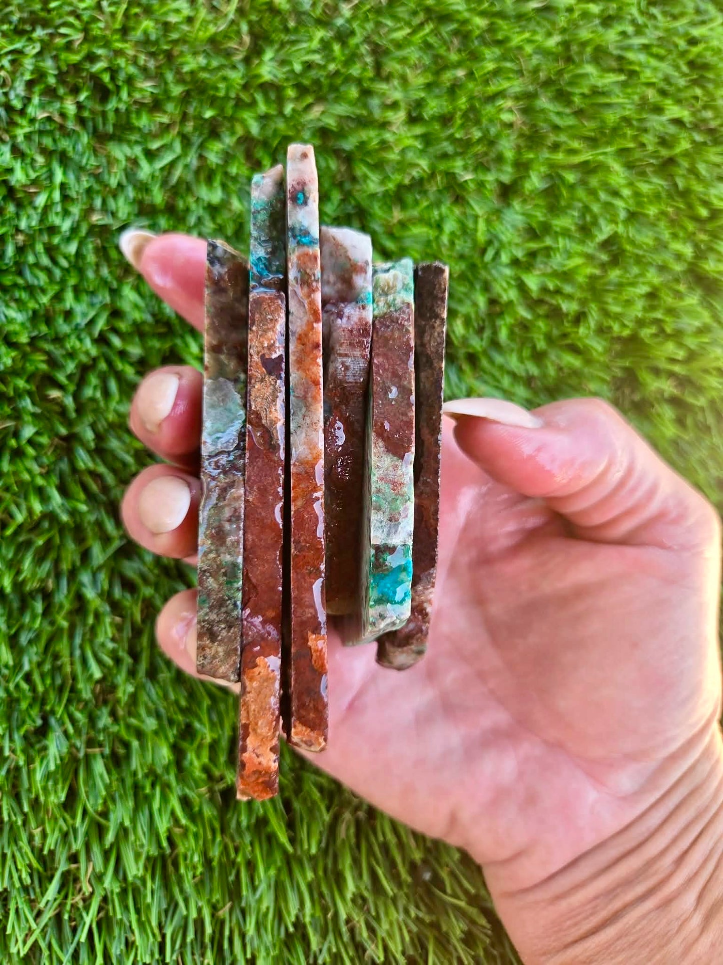 Shattuckite Slabs B95-100