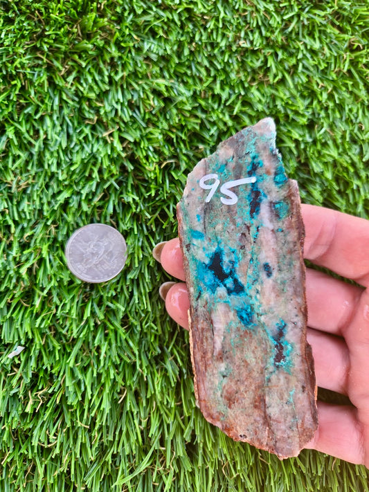 Shattuckite Slabs B95-100