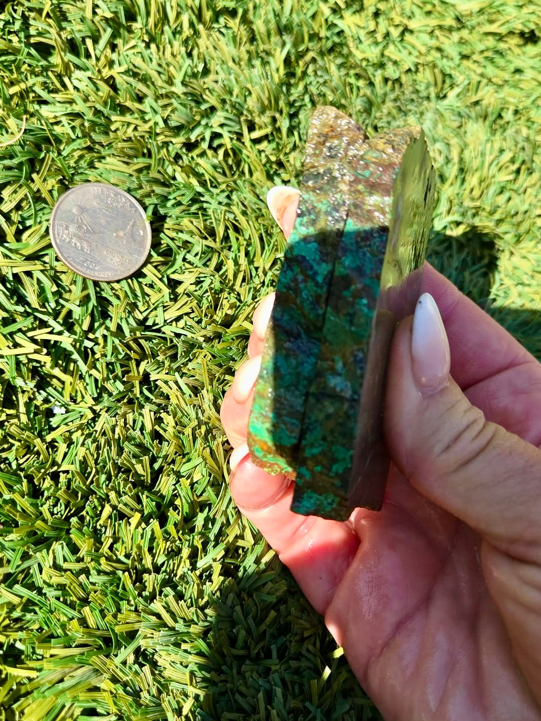 Globe Chrysocolla Slab Bundle-SB31