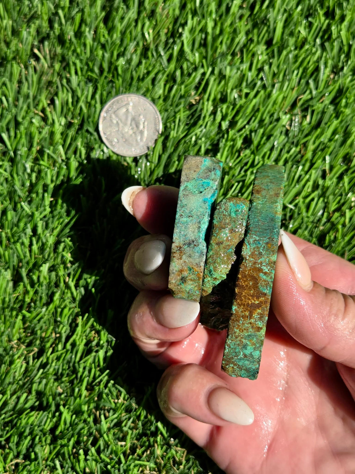 Globe Chrysocolla Slab Bundle-SB18