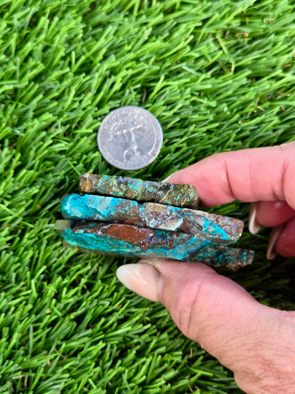 Globe Chrysocolla Slab Bundle-SB53
