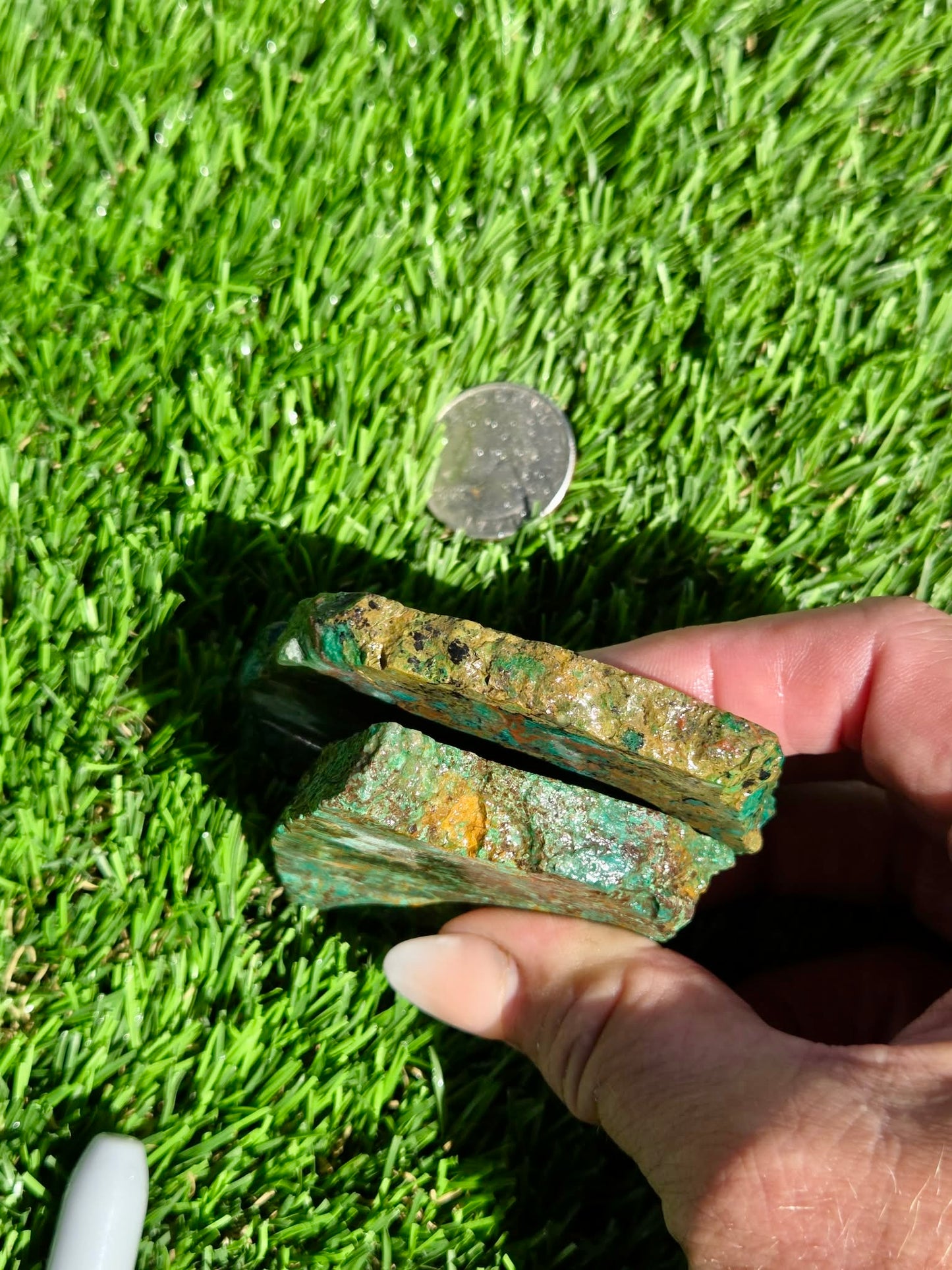 Dominican Mine Chrysocolla & Hematite Slab Bundle SB154