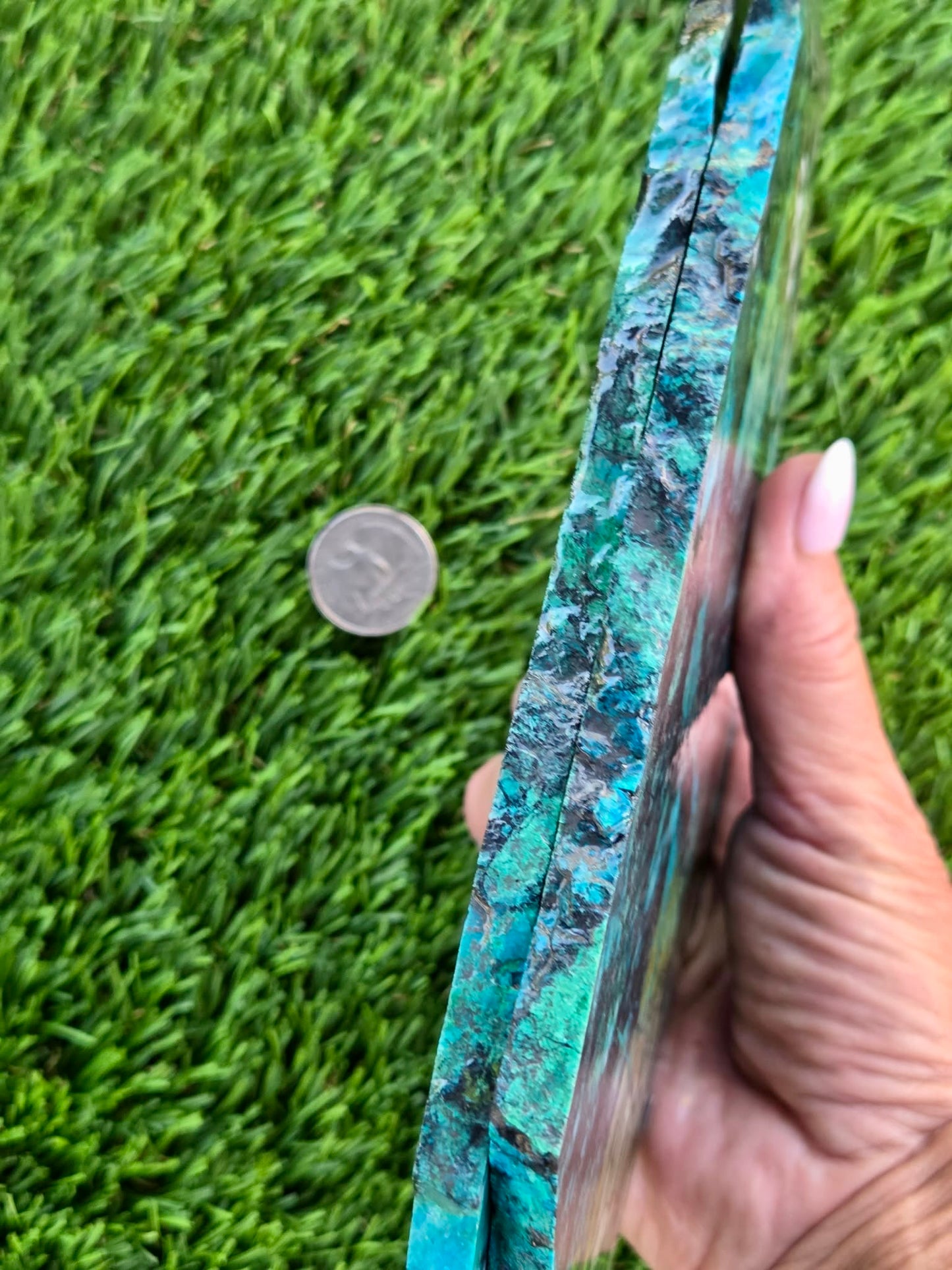 Inspiration Mine Chrysocolla & Cuprite Slabs T935–936