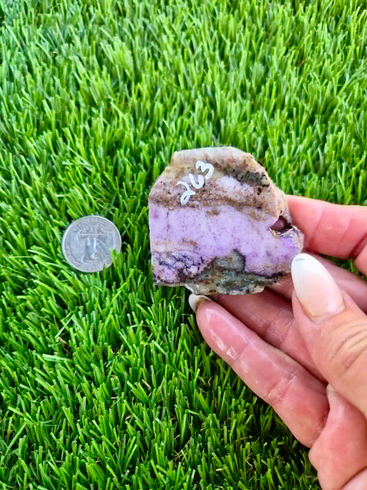 Purple Burro Creek Agate Slab 263-269