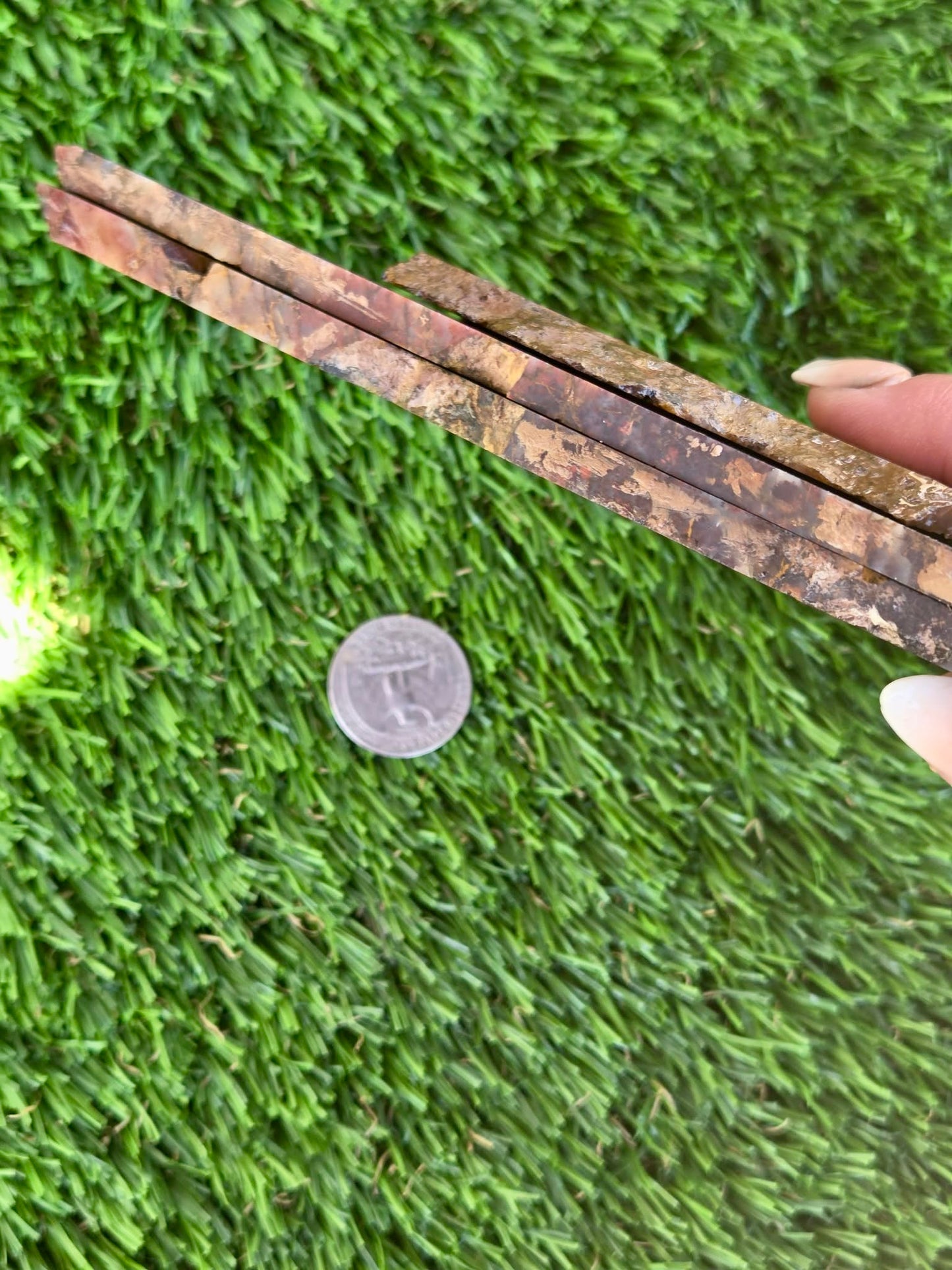 Brecciated Red Jasper Slabs Q820–823