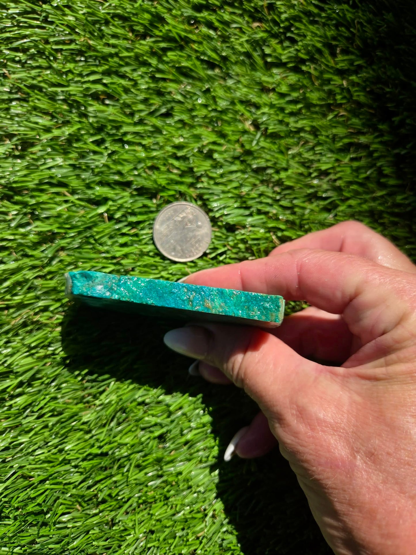 Globe Chrysocolla, Malachite & Quartz Slab Bundle SB 135