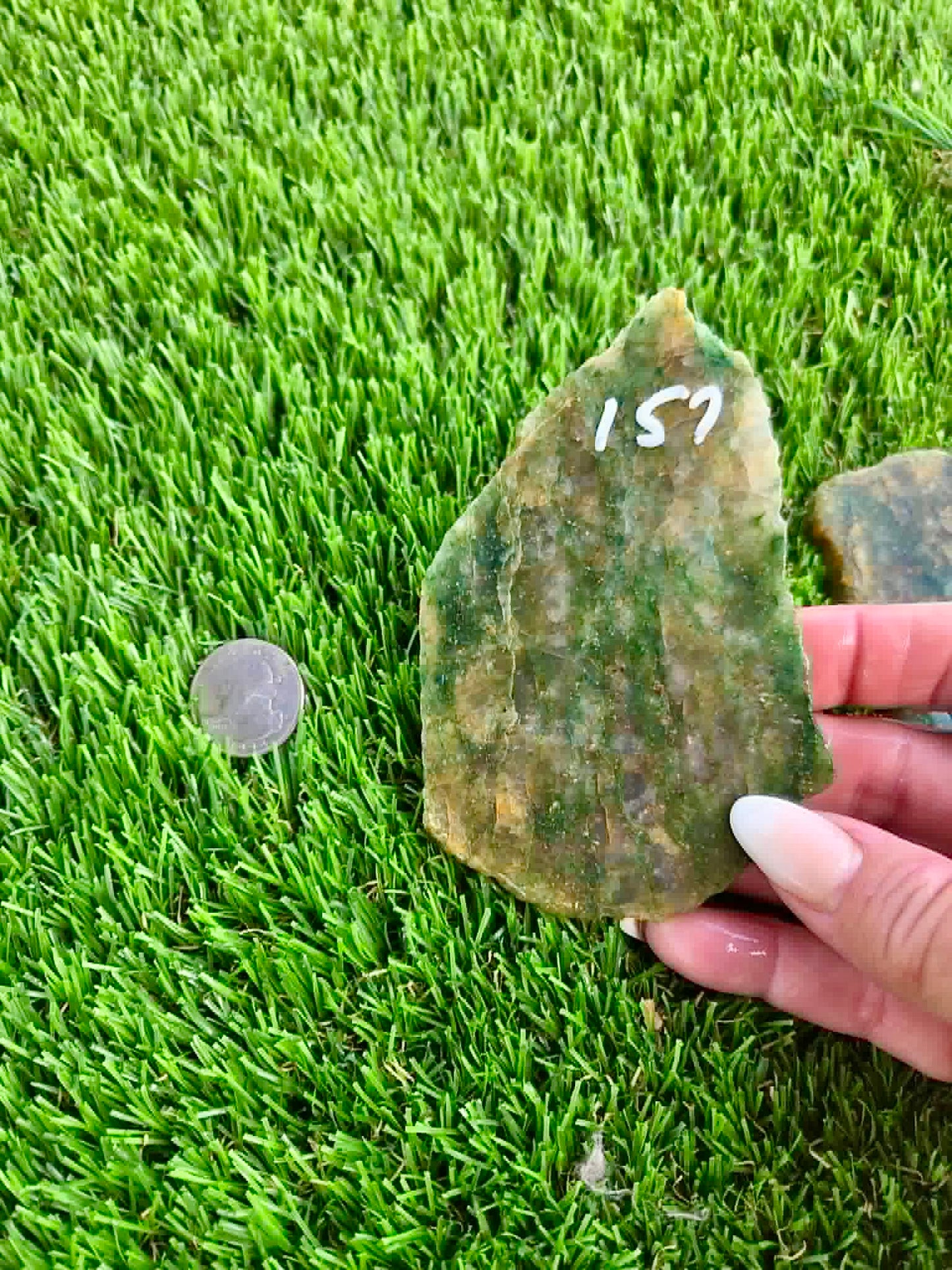 Emerald Forest Jade slab 154-157