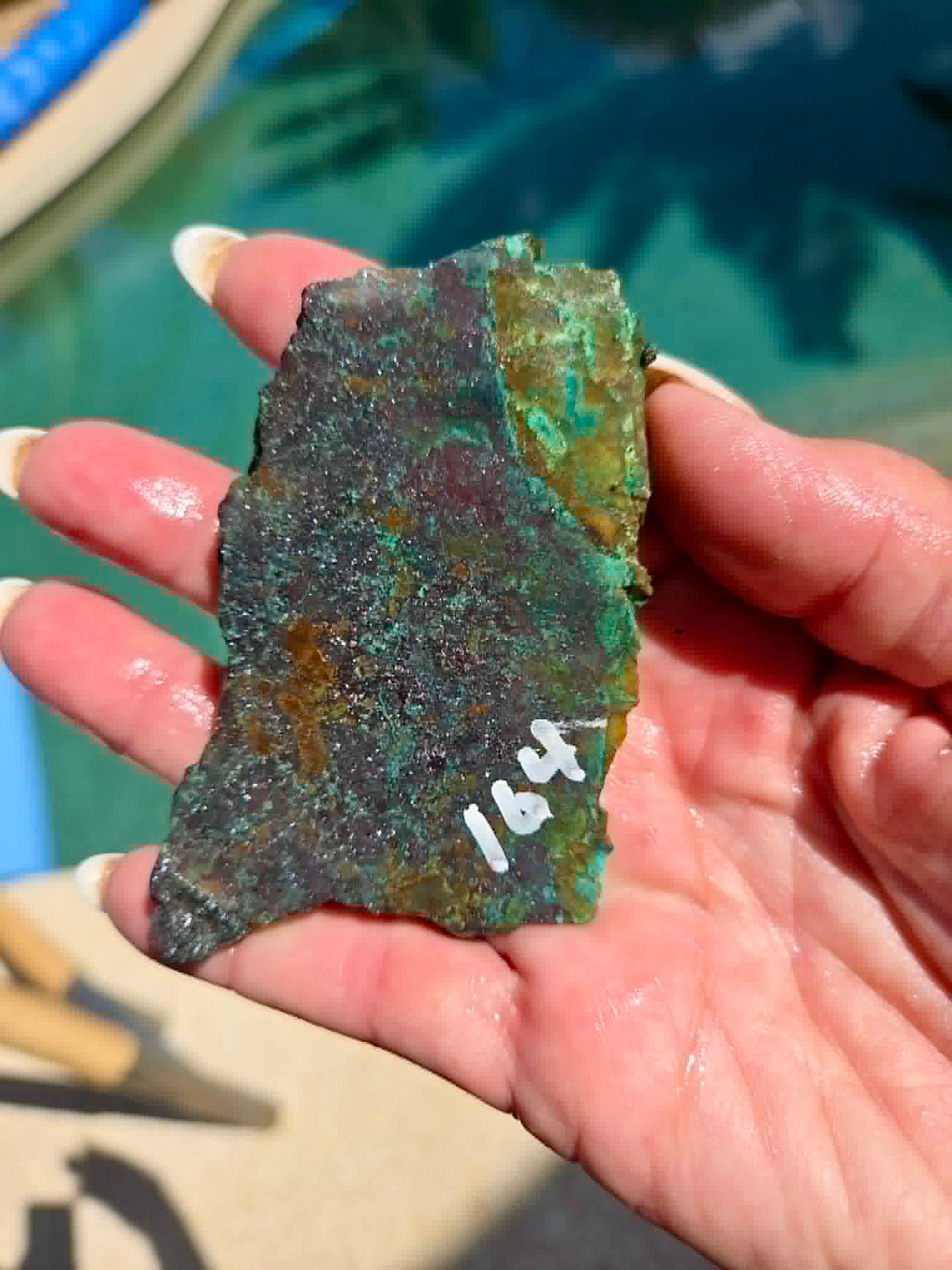 Copper Canyon Chrysocolla Slab 158-165