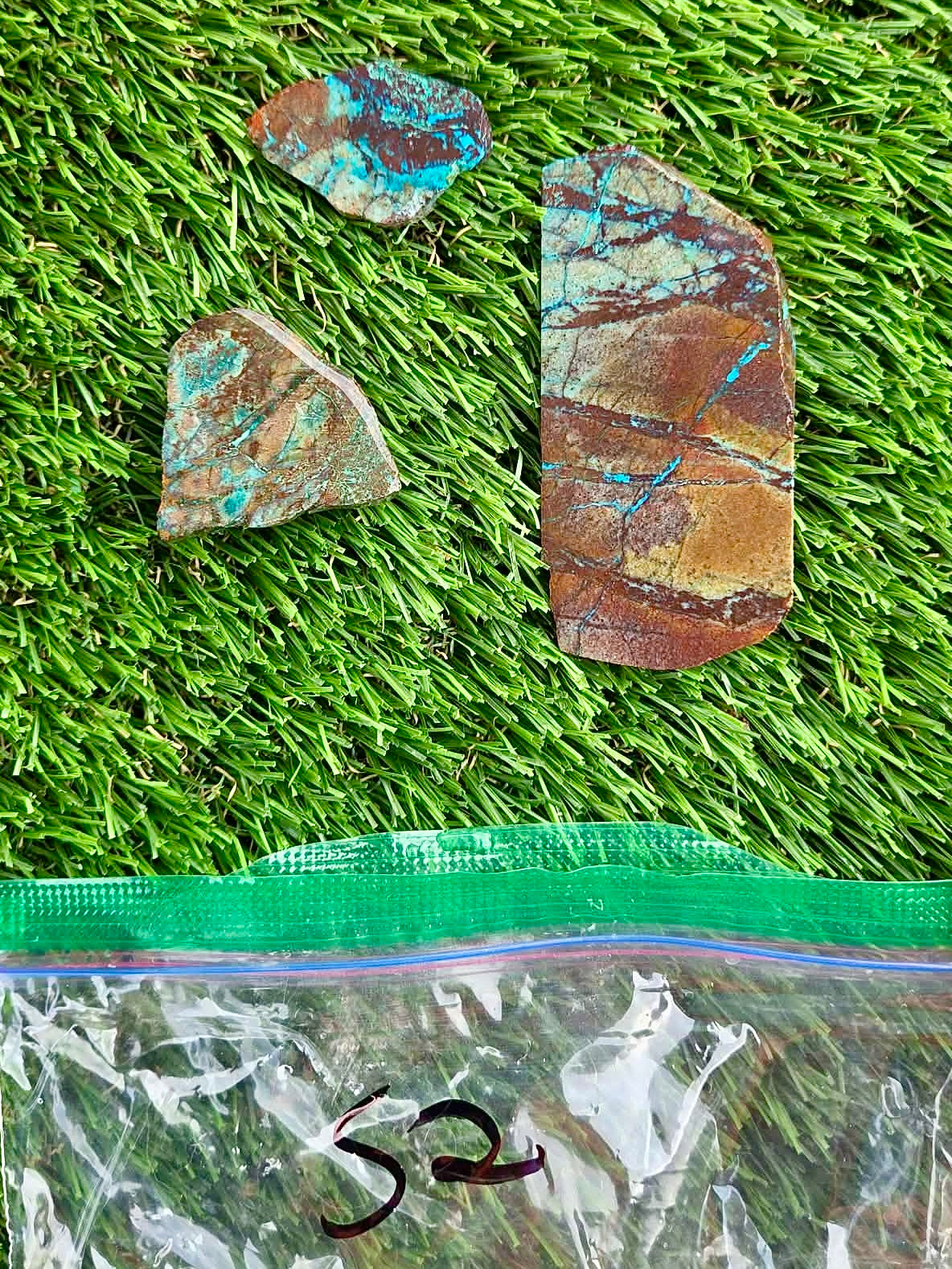 Globe Chrysocolla Slab Bundle -52