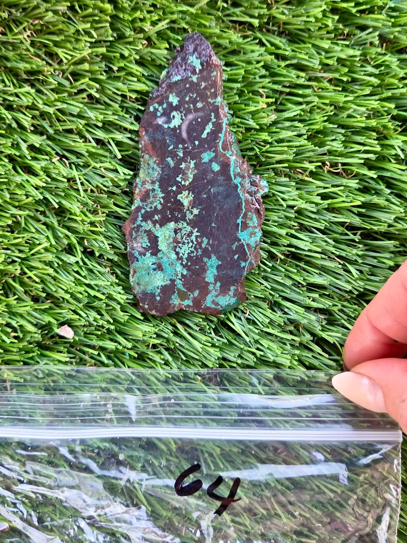 Globe Chrysocolla Slab Bundle -64