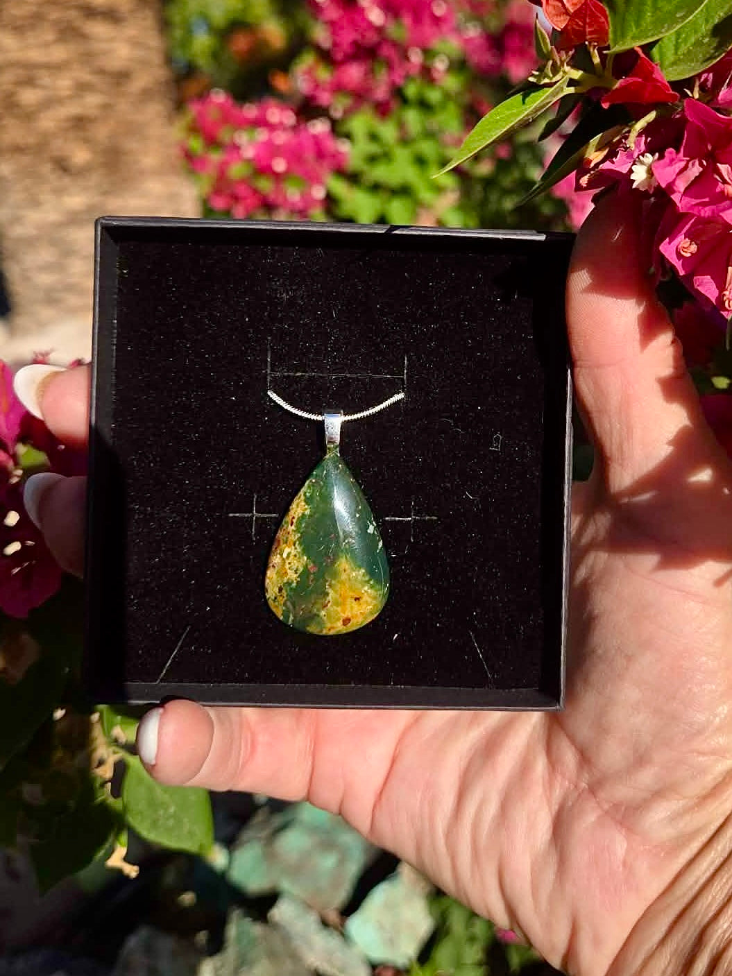 Earthly Cab Necklace-N14