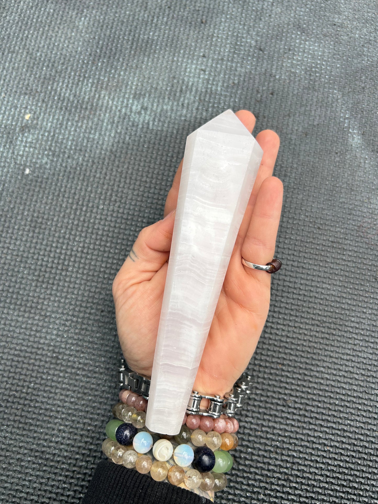 Selenite Crystal Wand