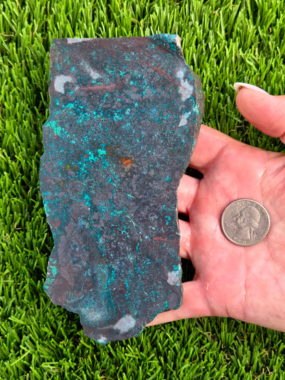 Galena Chrysocolla & Malachite Slabs V980–984