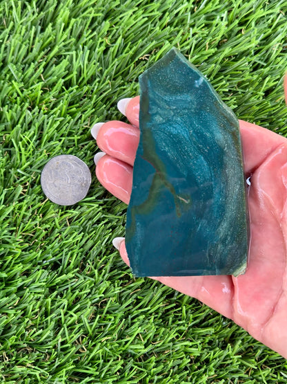 Blue-Green Jasper Slabs M639-644