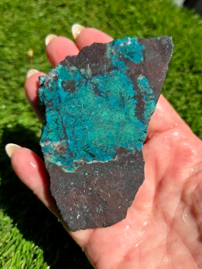 High-End Chrysocolla & Malachite Vein G309-313