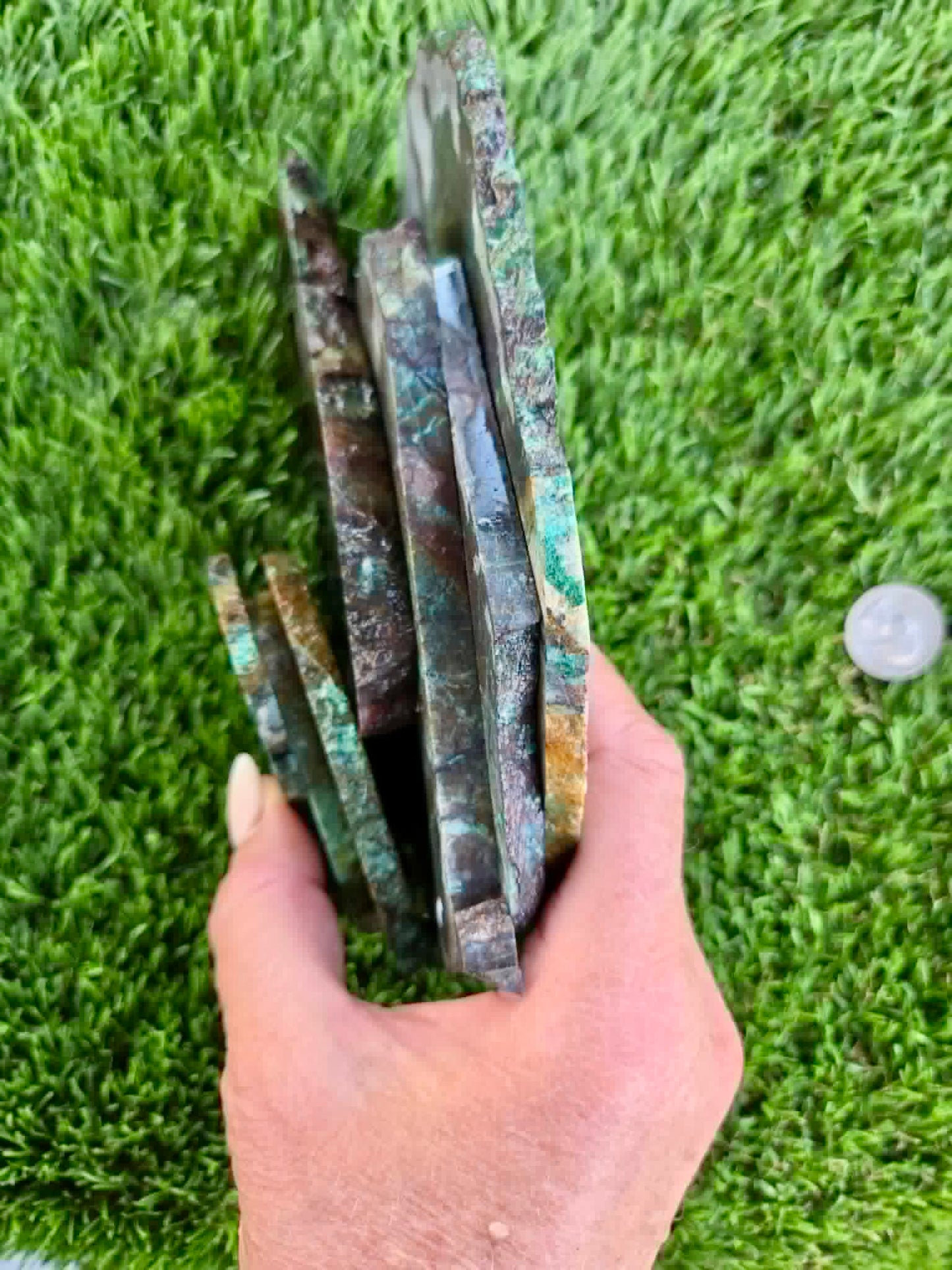 Copper & Malachite Matrix Slabs F302-308