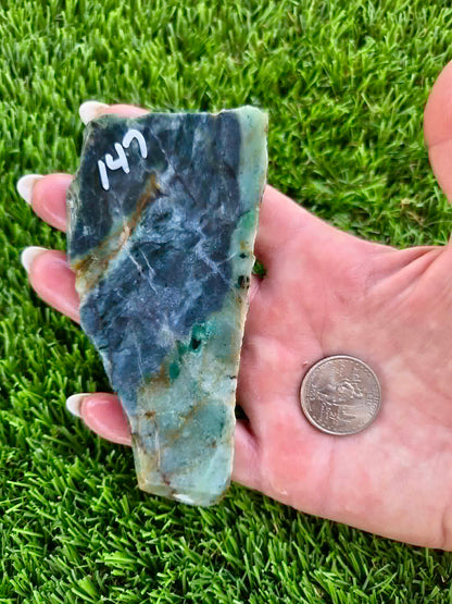 Ocean Mist Jade Slab 147-150