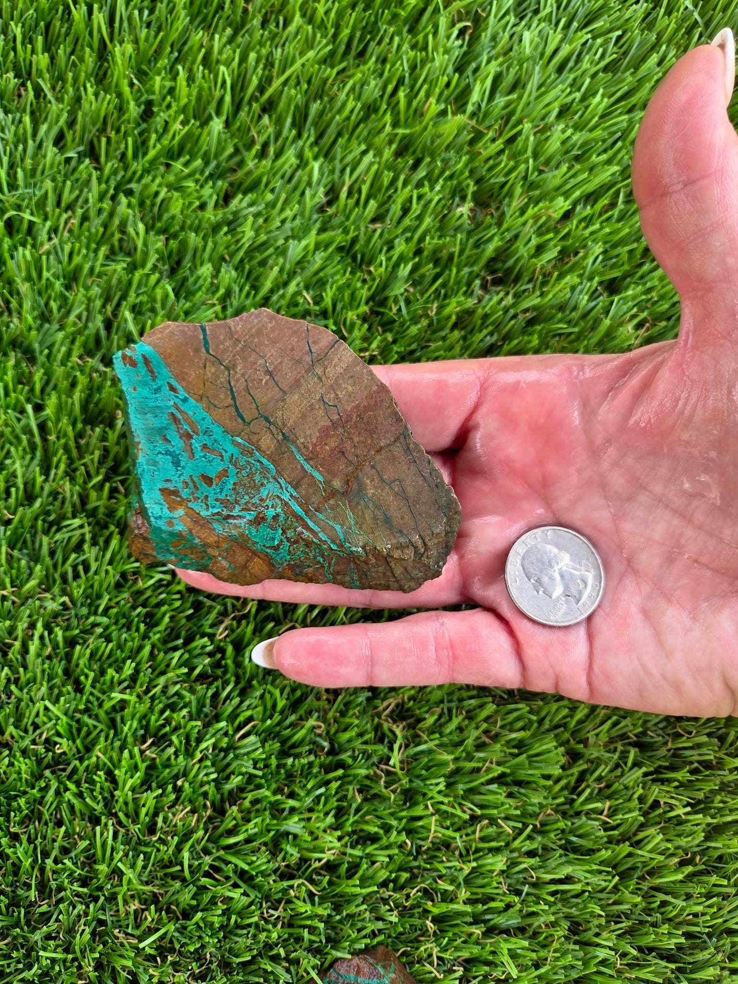 Globe Chrysocolla & Malachite Slabs R859–863