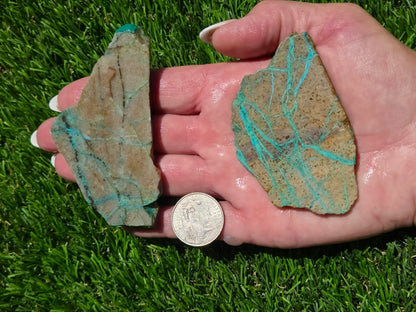 Globe Chrysocolla Slab Bundle-SB103