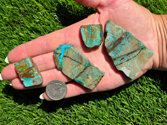 Globe Chrysocolla Slab Bundle-SB7