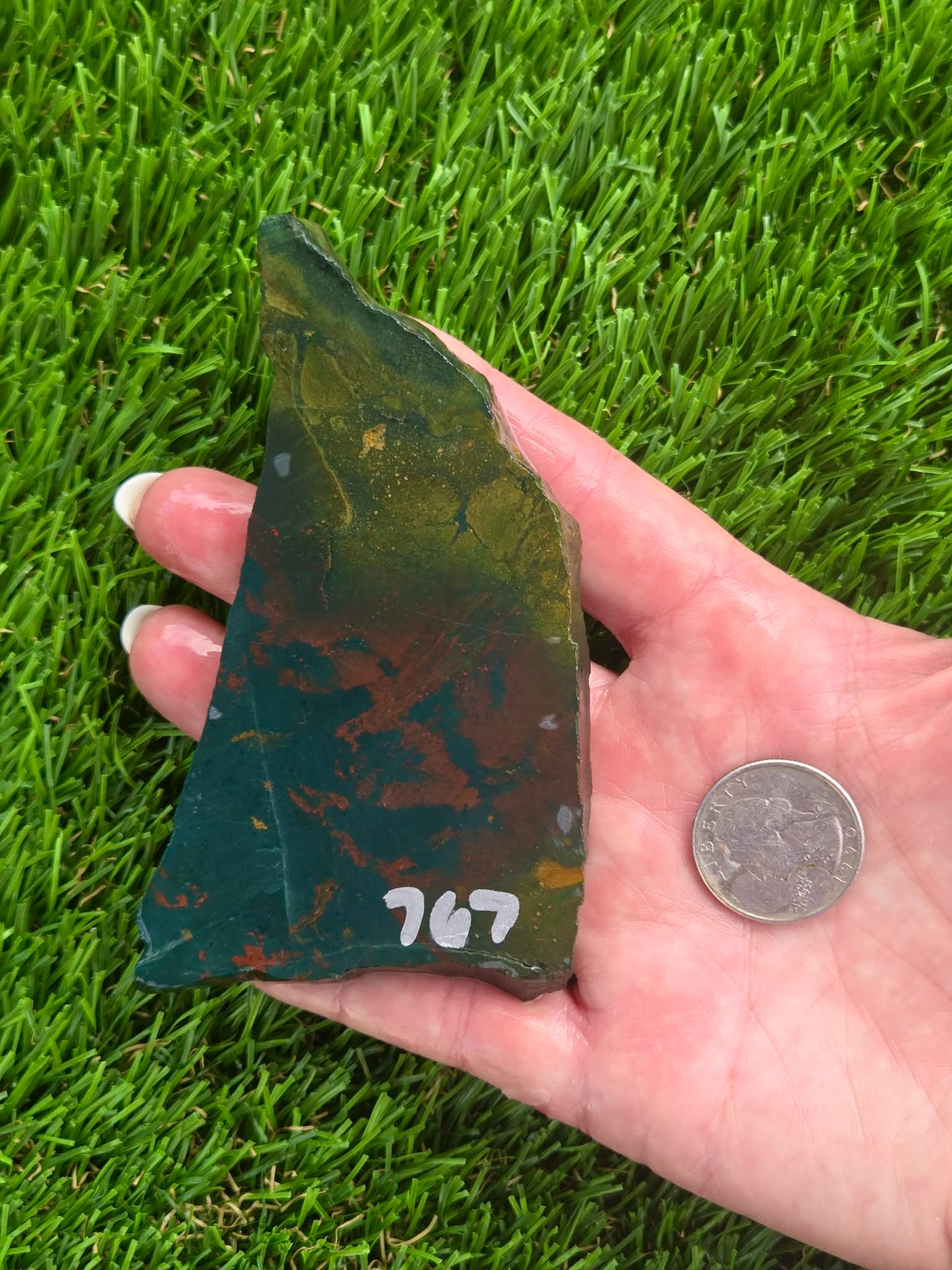 Indonesian Bloodstone Jasper Slabs O762-766