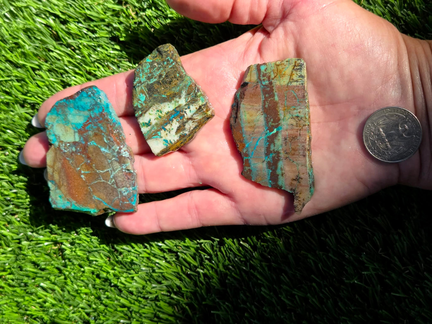 Globe Chrysocolla Slab Bundle-SB53