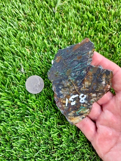 Copper Canyon Chrysocolla Slab 158-165