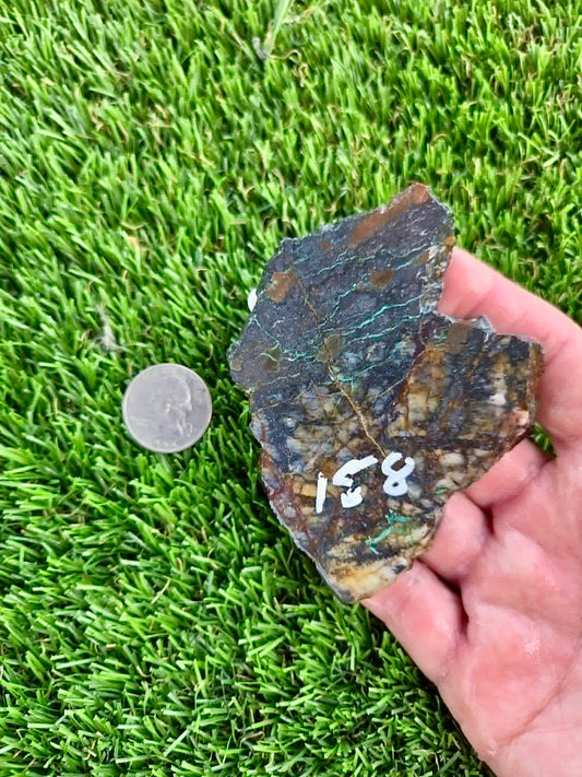 Copper Canyon Chrysocolla Slab 158-165