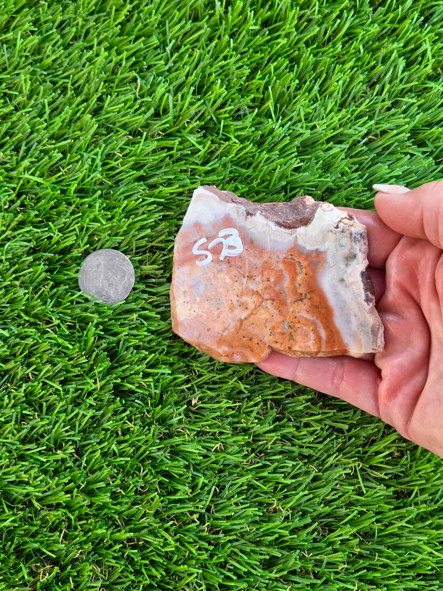 Peach Chalcedony Slabs L571-574