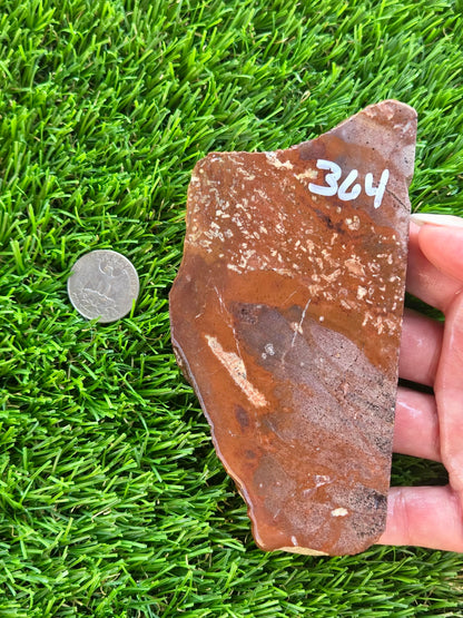 Rustic Red Brecciated Jasper Slabs H363-365