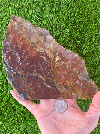 Brecciated Red Jasper Slabs Q820–823