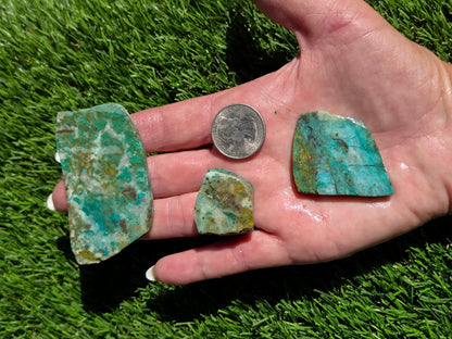 Globe Chrysocolla Slab Bundle-SB40