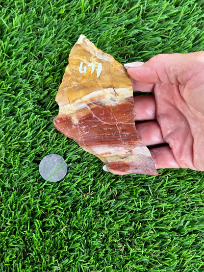Multicolor Banded Jasper Slabs N669-672