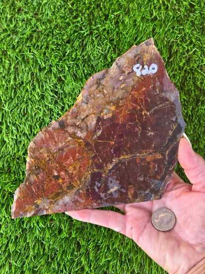 Brecciated Red Jasper Slabs Q820–823