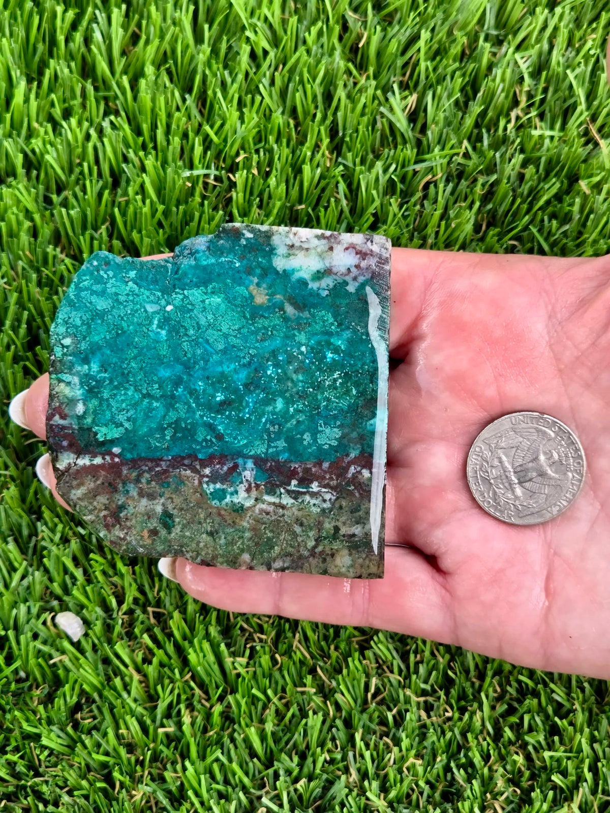 Globe Chrysocolla & Malachite Slabs V985–990