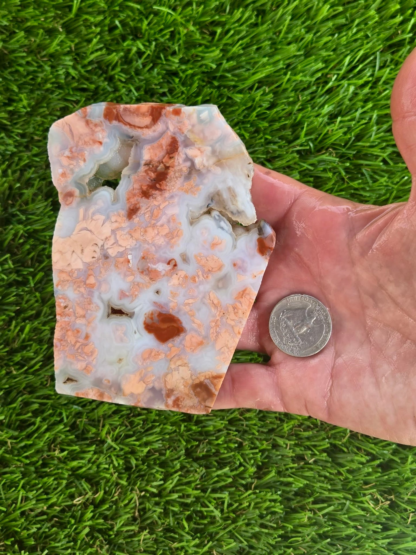 Cotton Candy Agate Slabs S891–895