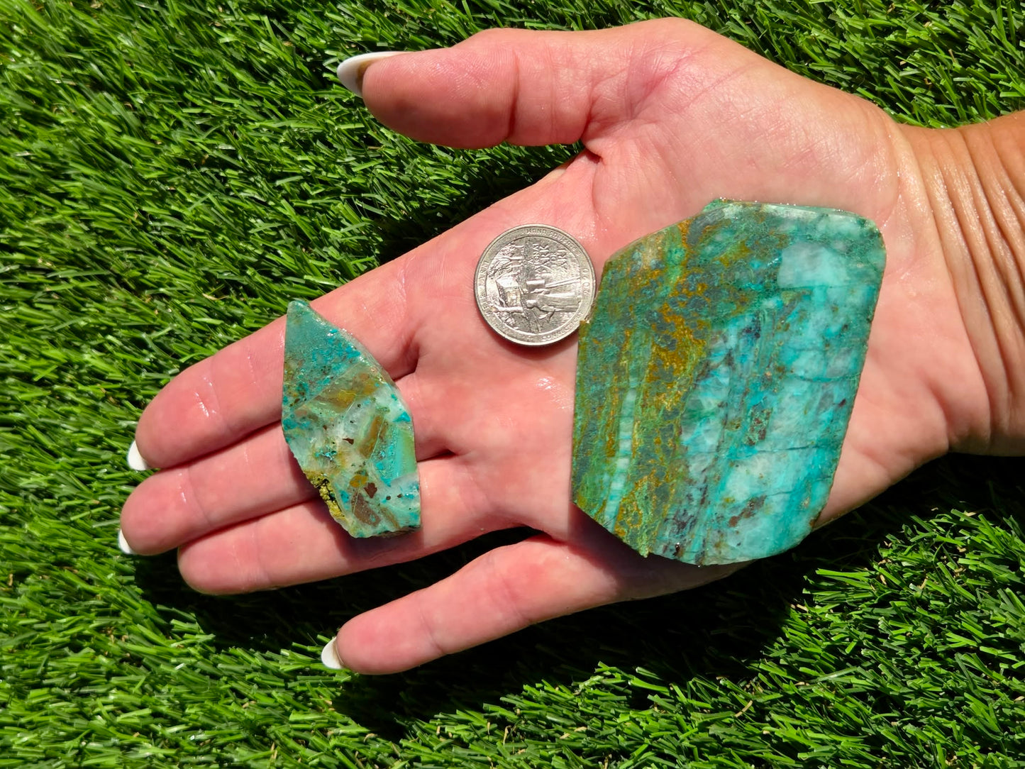 Globe Chrysocolla Slab Bundle-SB41