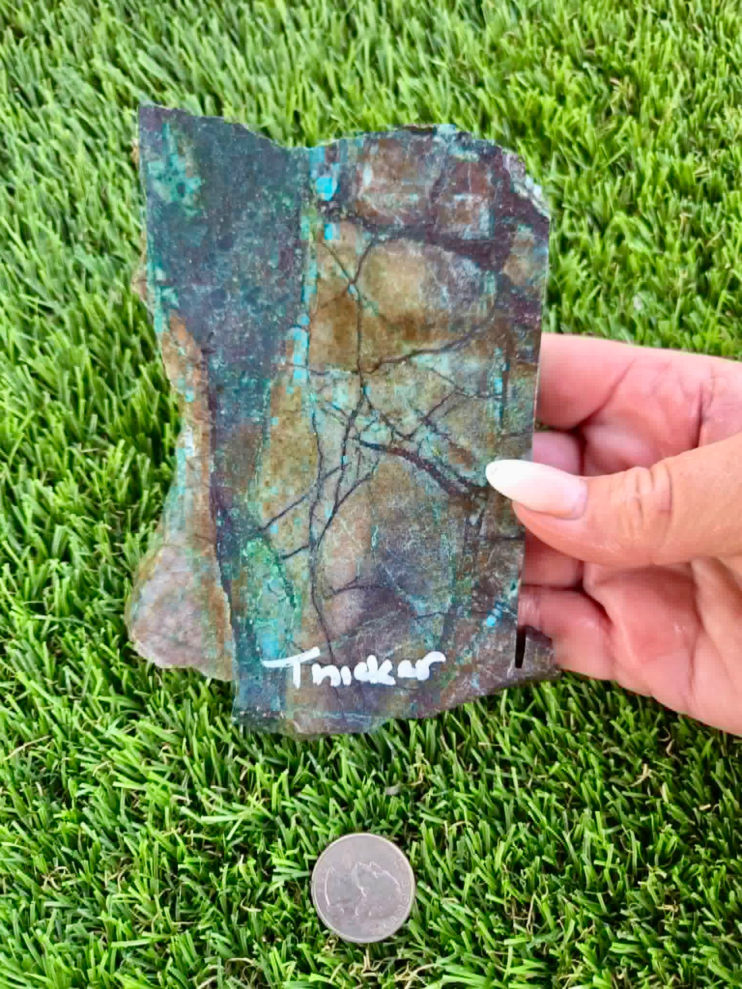 Copper & Malachite Matrix Slabs F302-308