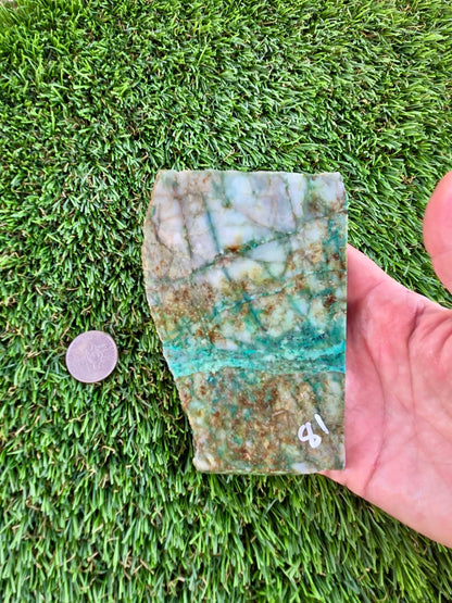 Globe Chrysocolla Slabs B79-84
