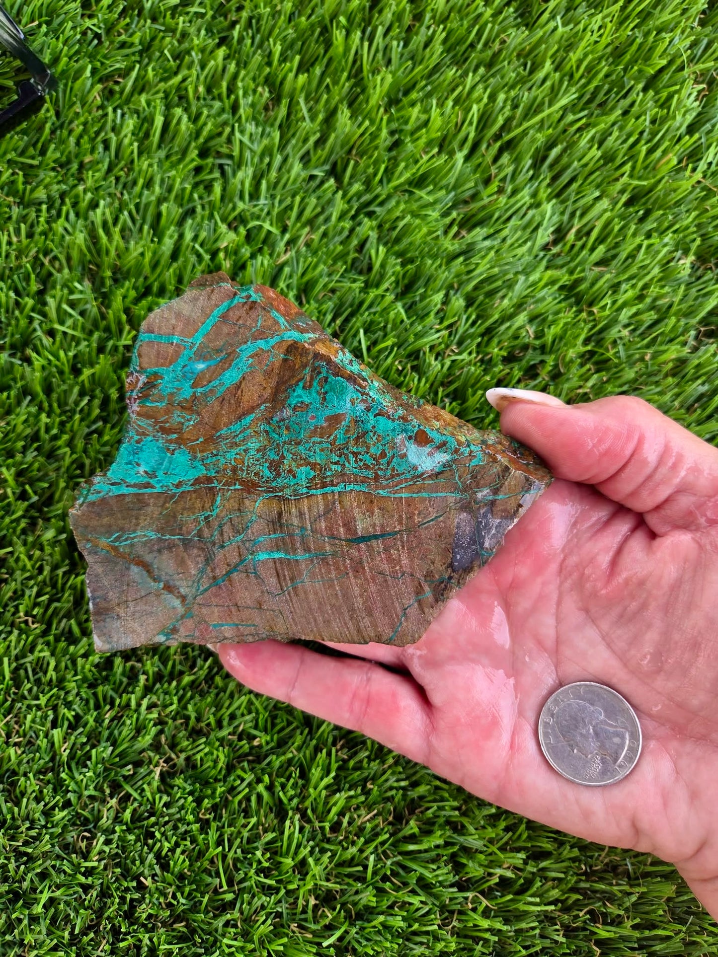 Globe Chrysocolla & Malachite Slabs R859–863