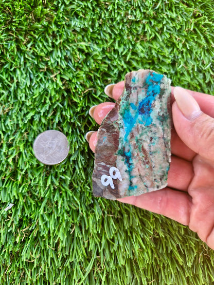 Shattuckite Slabs B95-100