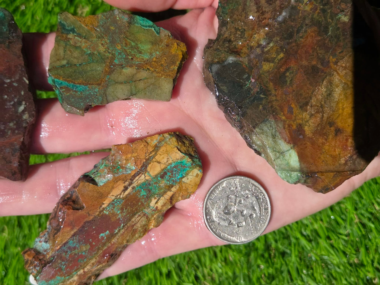 Chrysocolla Slab Bundle – Parker SB82