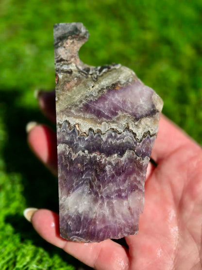 Chevron Amethyst Slabs H391-395