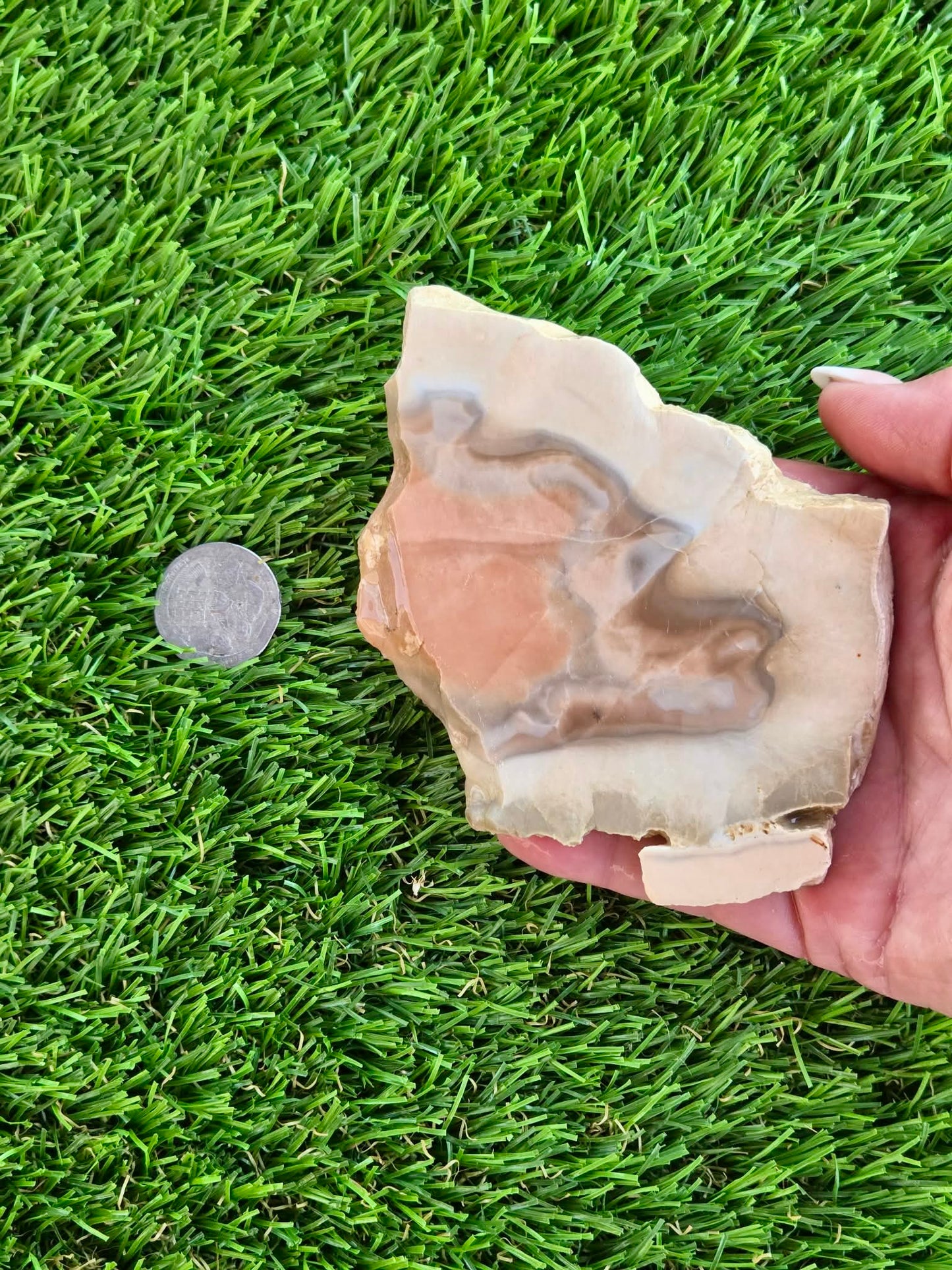 Peach Chalcedony Slabs L571-574