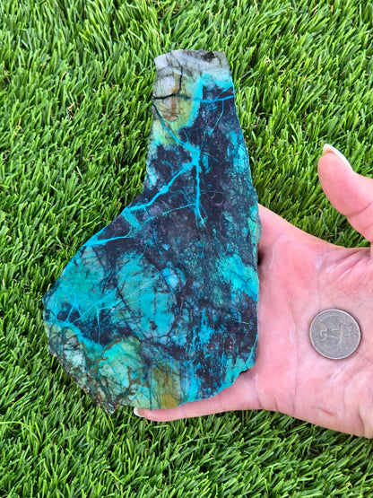 Inspiration Mine Chrysocolla & Cuprite Slabs T928–931