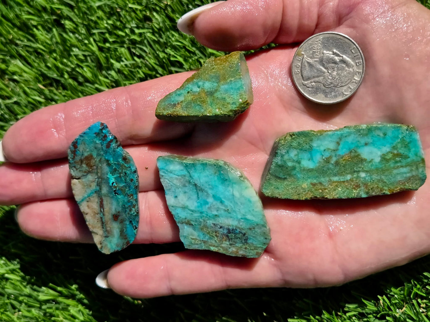 Globe Chrysocolla Slab Bundle-SB45